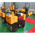 Small Hand Double Drums Vibratory Road Roller with High Quality